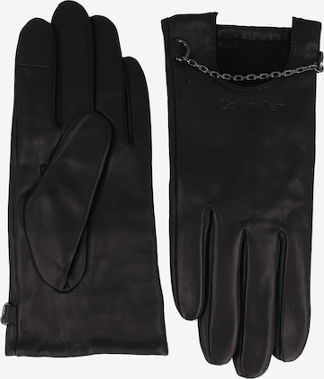 Calvin Klein Fingerhandschuhe in Schwarz