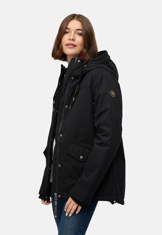Ragwear Winter jacket 'YOUMODO' in Black: front