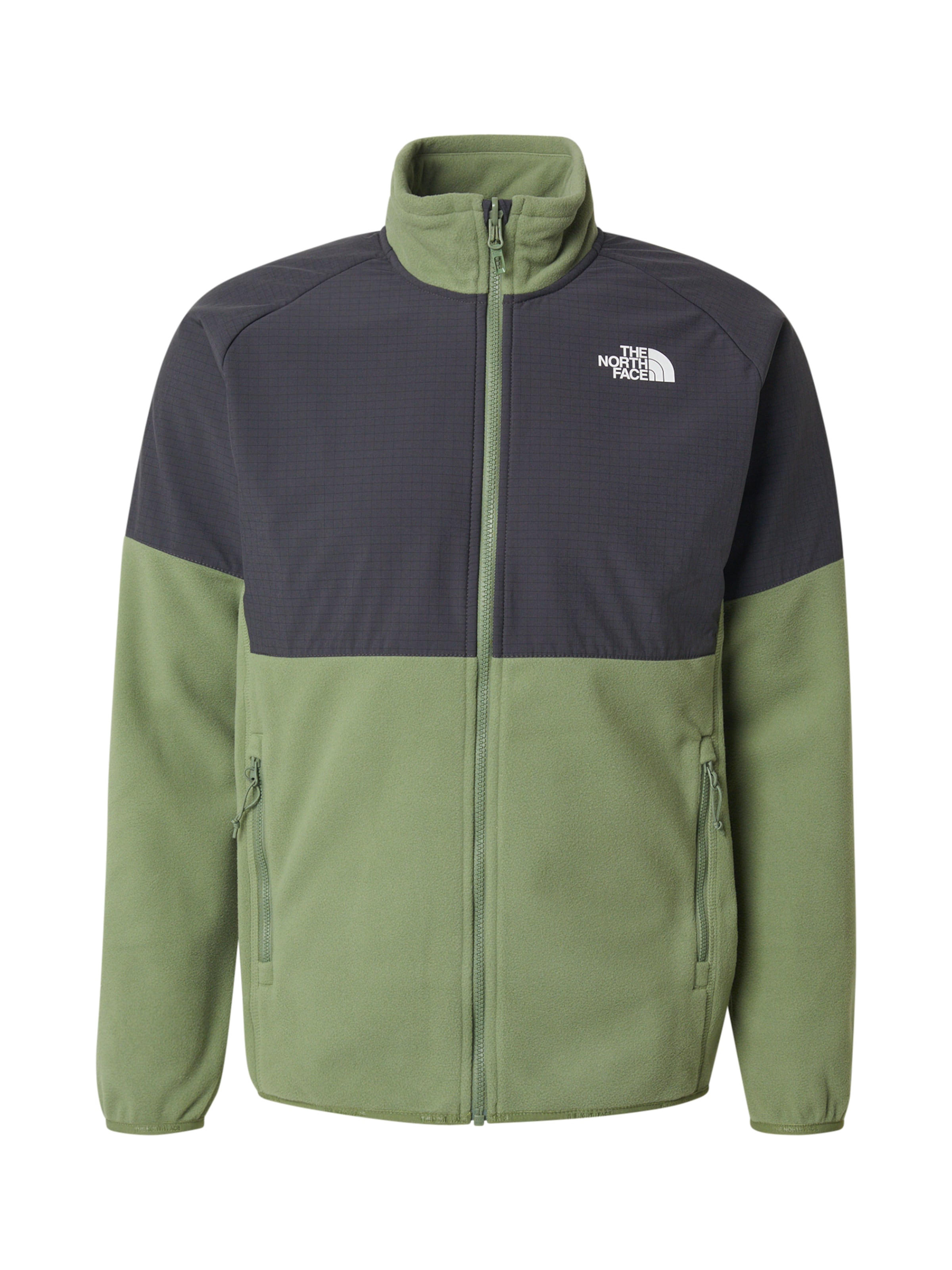 Jachetă  fleece funcțională 'Glacier' de la THE NORTH FACE pe gri: față
