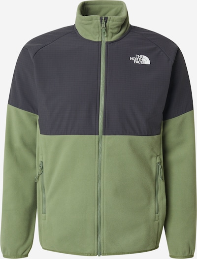 Funkcinis flisinis džemperis 'Glacier' iš THE NORTH FACE, spalva – pilka / žalia, Prekių apžvalga