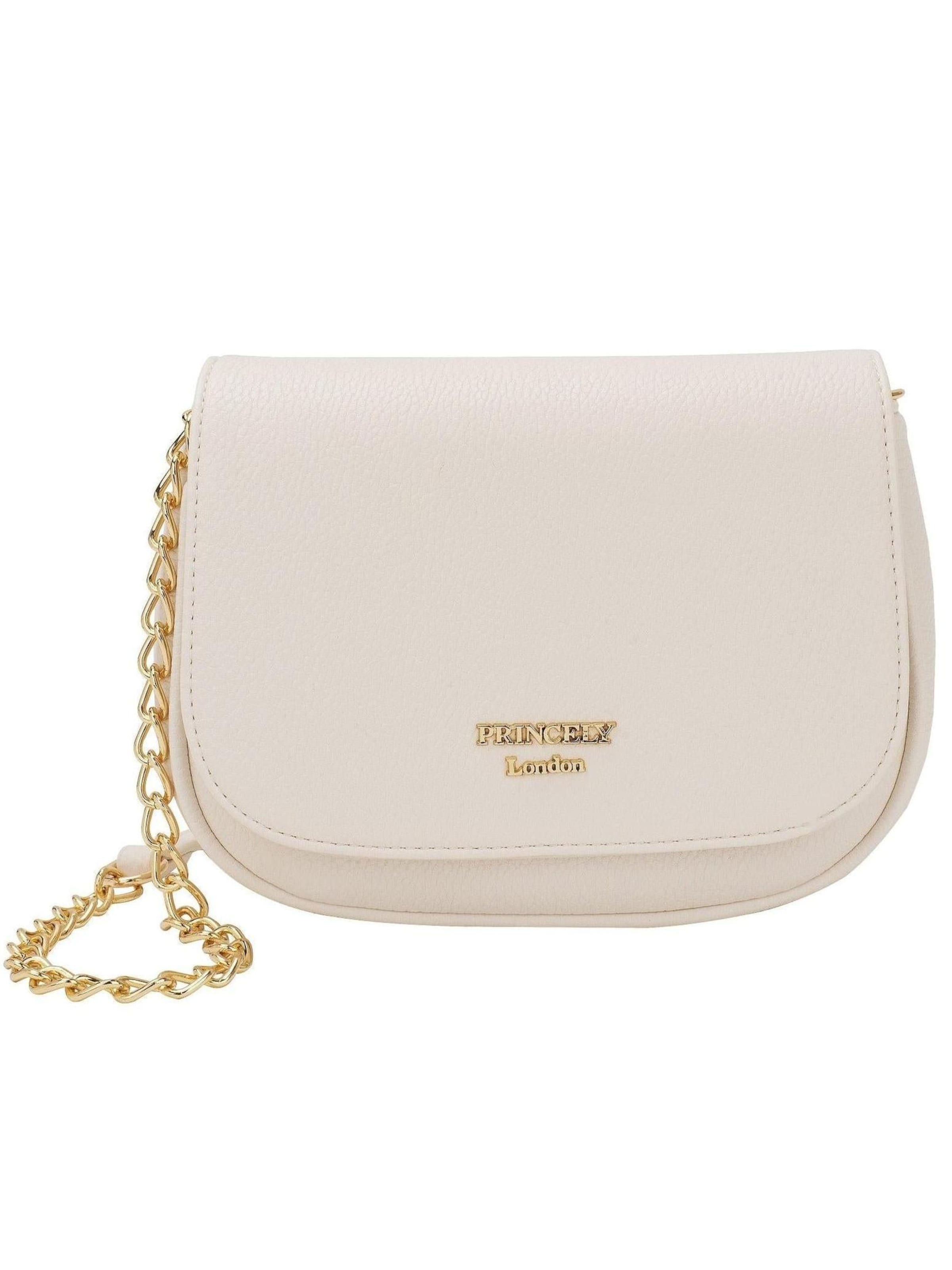 Sac à bandoulière 'Betty' Princely London en blanc : devant