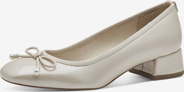 Pumps de la Tamaris pe bej: față