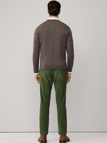 Pull-over 'INTARSIA DUCK' Hackett London en marron