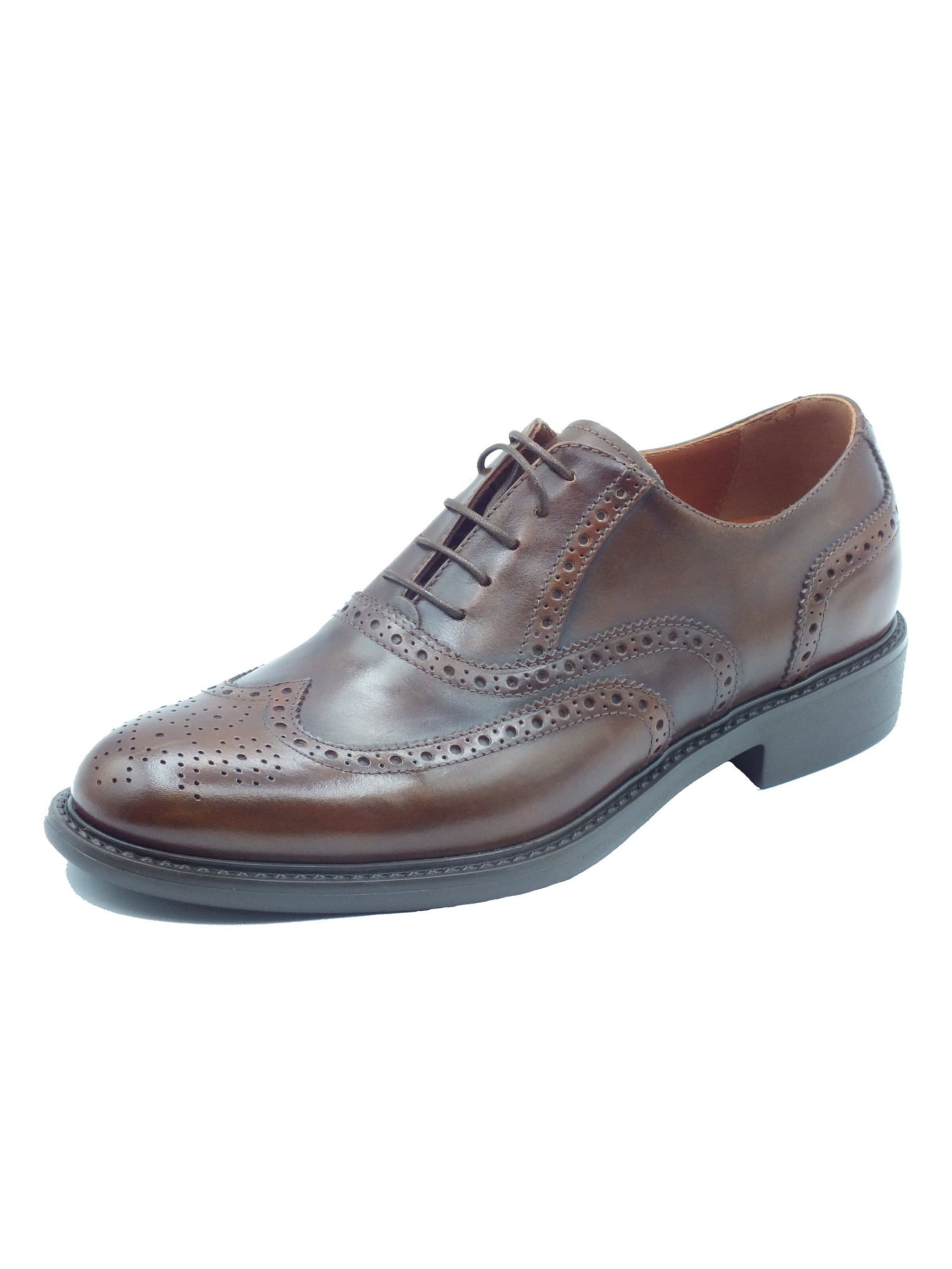 Nero Giardini - Zapatos con cordón 'Delavato Col.' en marrón: frente