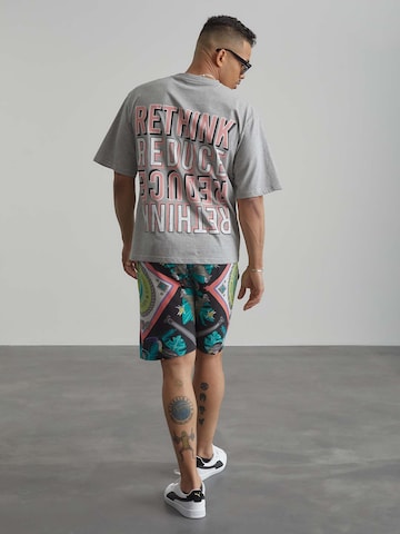 ABOUT YOU x Benny Cristo Shirt 'Claas' (GOTS) in Grau