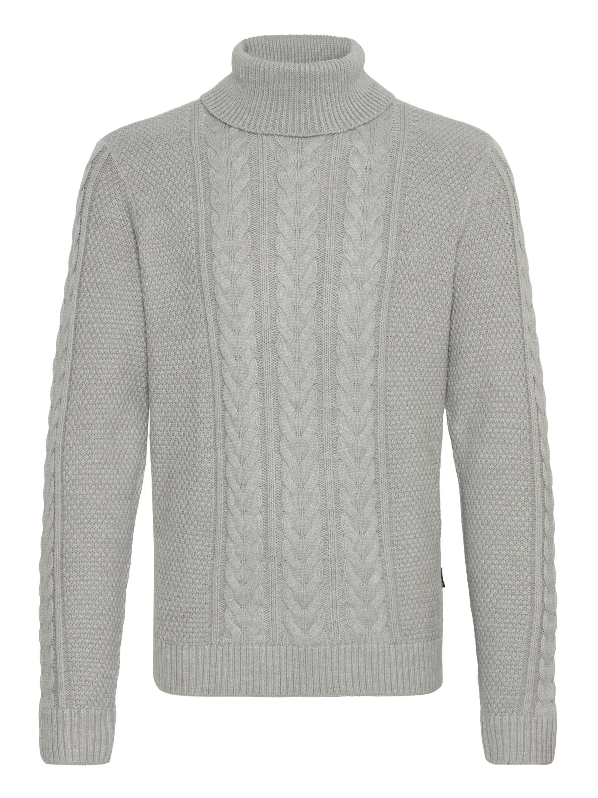 BLEND - Pullover 'BHBASIM' em cinzento: frente