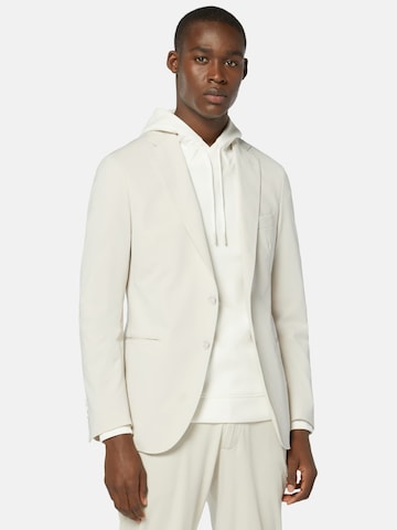 Coupe regular Veste de costume Boggi Milano en blanc : devant