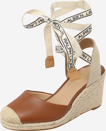 Lauren Ralph Lauren Γόβες slingback 'Paislee' σε καφέ: μπροστά