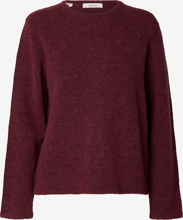 Pullover 'SLWLULU' di SELECTED in rosso: frontale