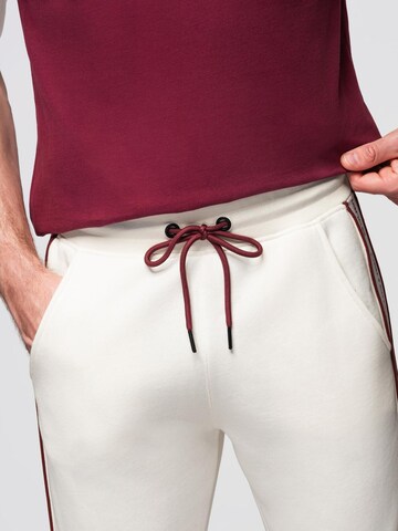 Regular Pantalon Ombre en blanc