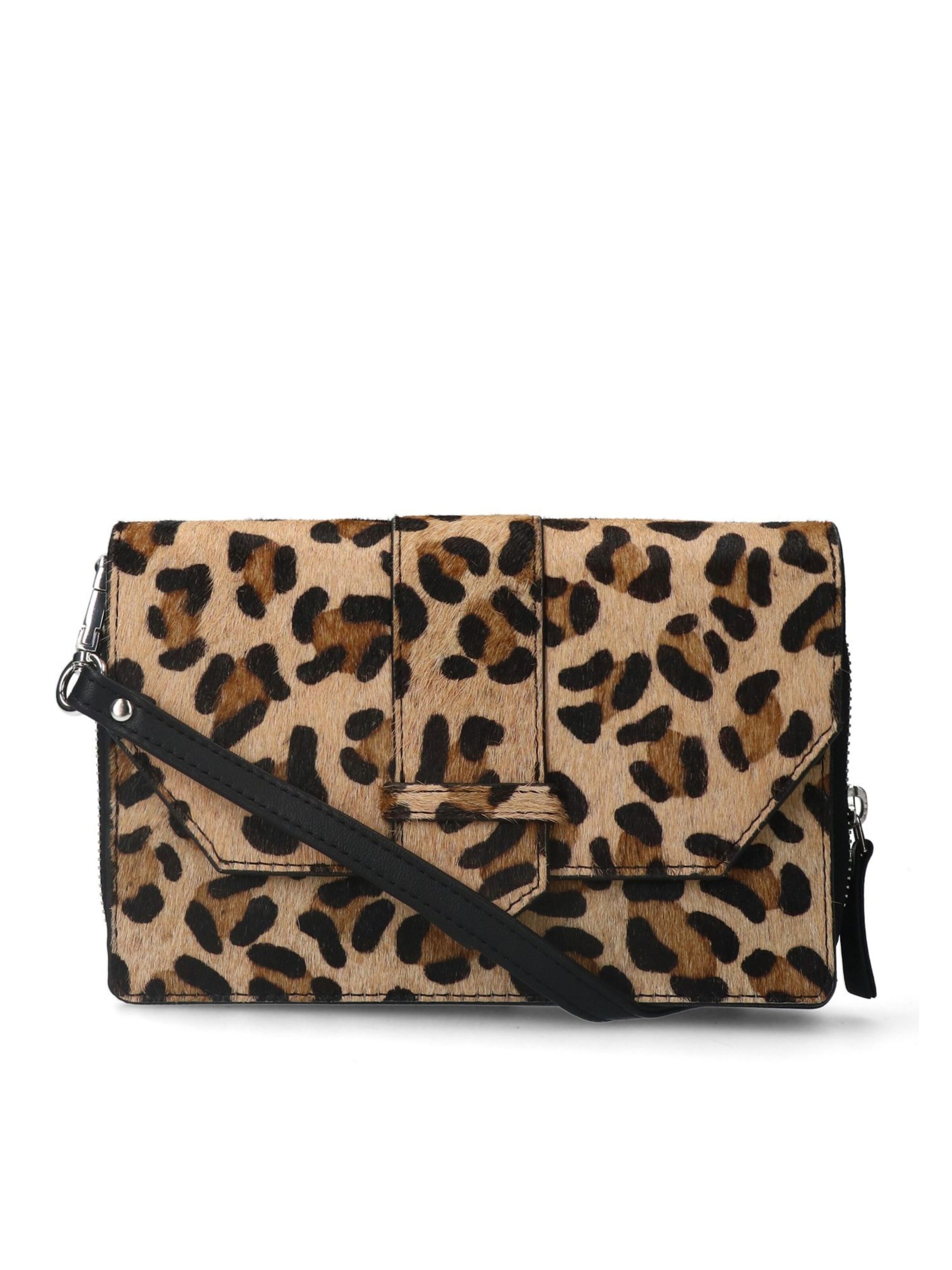 MANFIELD Clutch in Brown: front