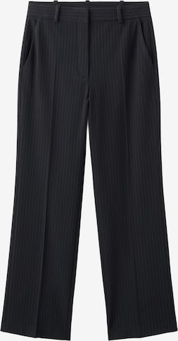 MANGOLoosefit Hlače na crtu 'BERGEN' - plava boja: prednji dio