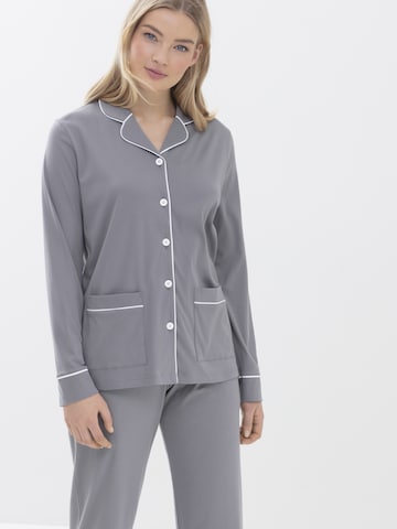 Mey Pajama Shirt in Grey: front