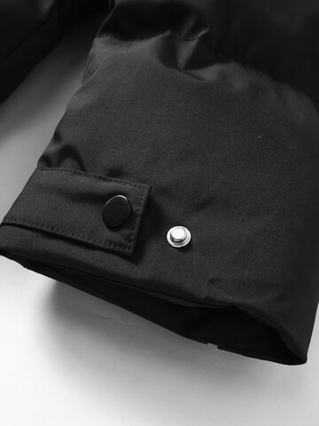 ALLTHEMEN Winter Coat 'Flaum' in Black