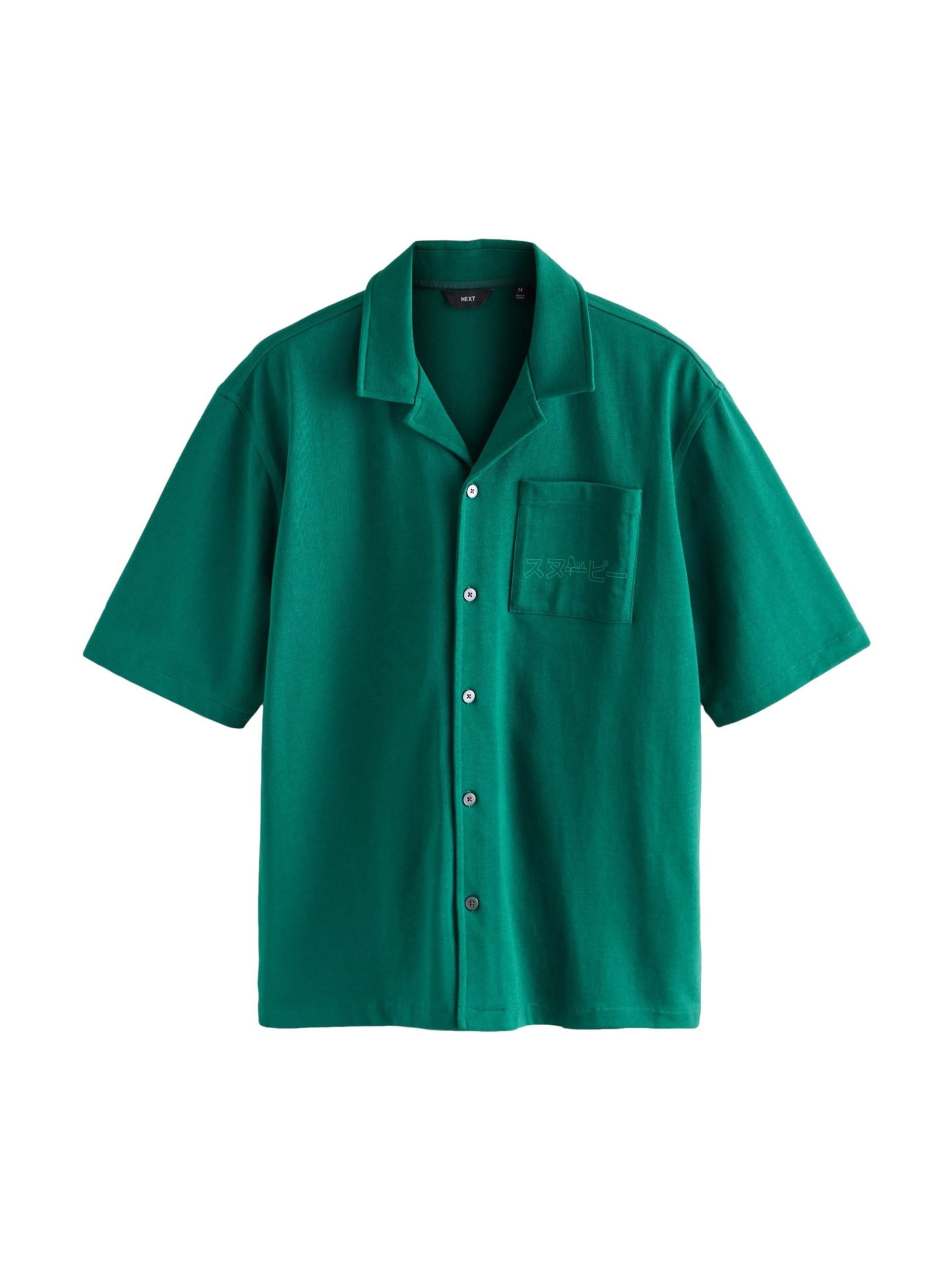 Next Chemise 'The Rolling Stones' en vert, Vue avec produit