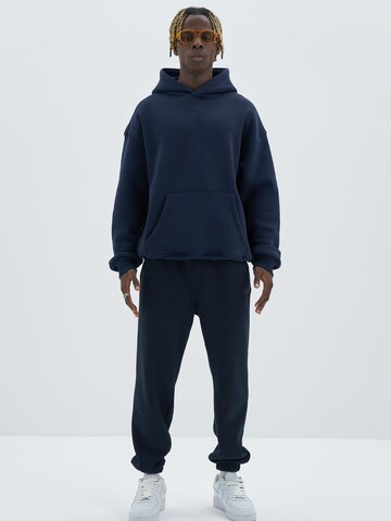 Ossy Homer Sweatshirt 'Oversize Puffy Hoodie' in Blau