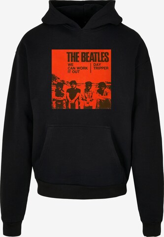 Merchcode Sweatshirt 'Beatles - Album Day Tripper' in Zwart: voorkant