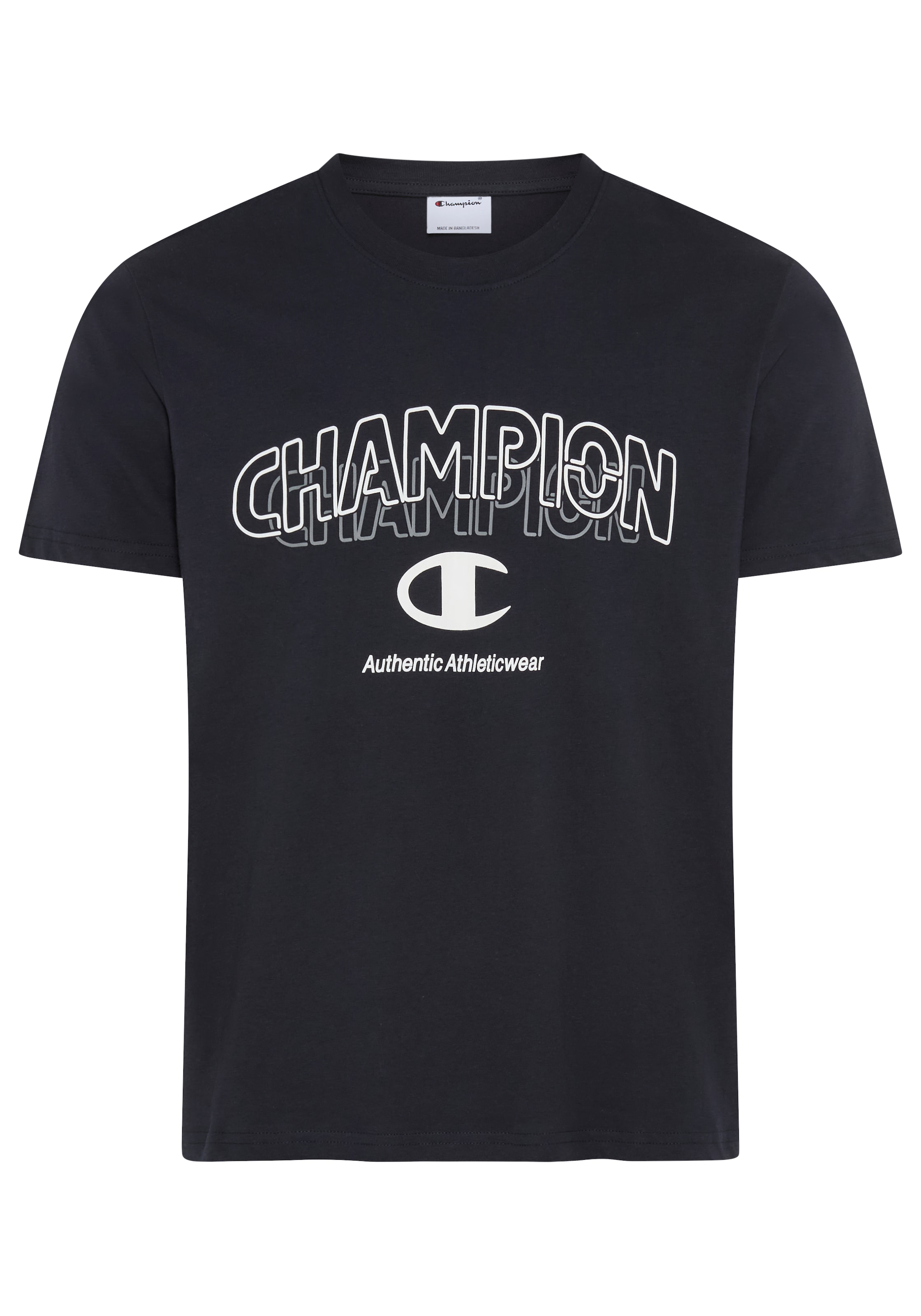 Champion Authentic Athletic Apparel Shirt in Black: front
