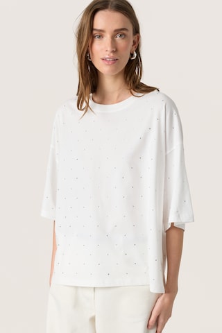 SOAKED IN LUXURY T-Shirt in Weiß: Vorderseite