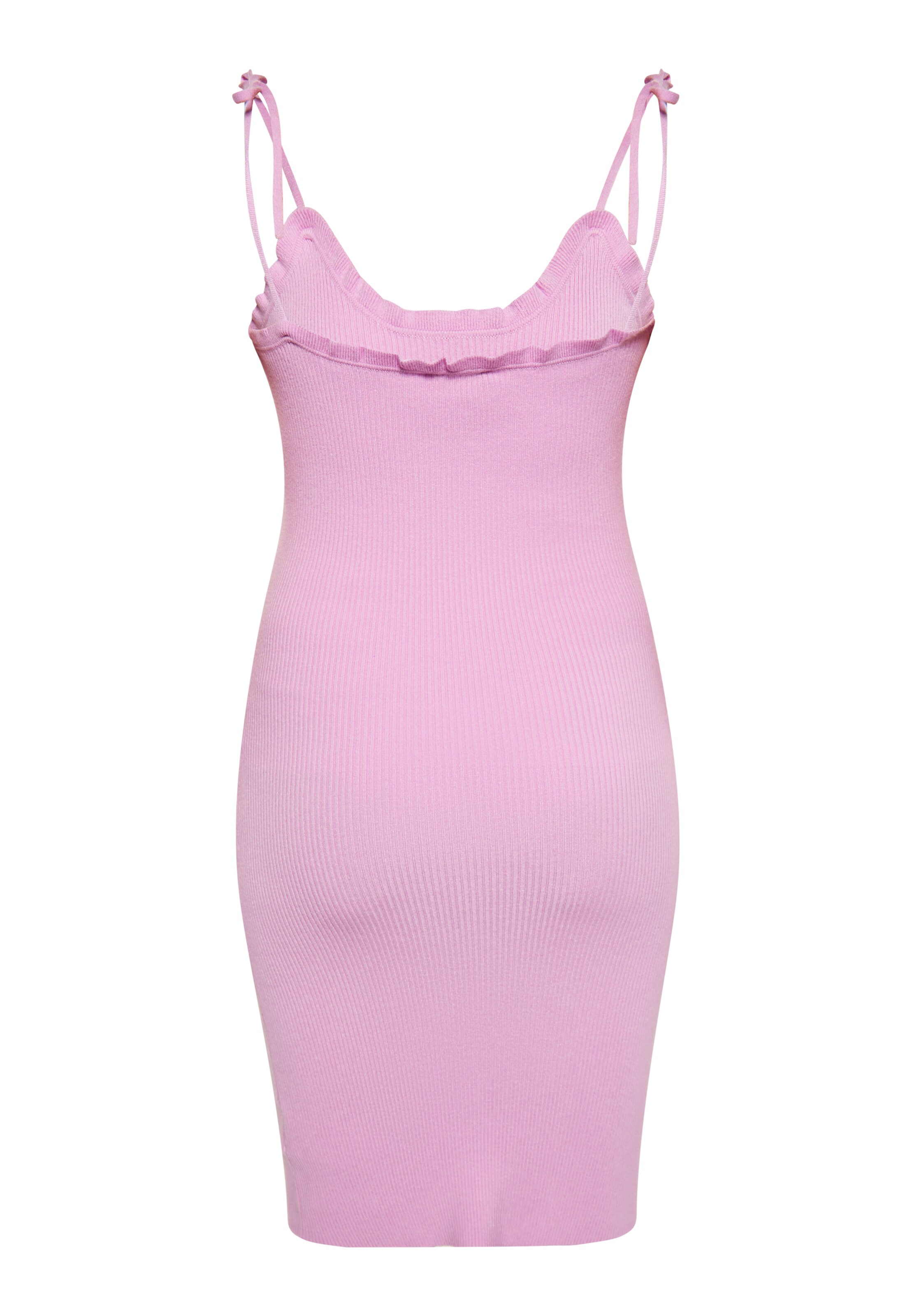swirly Kootud kleit, värv roosa