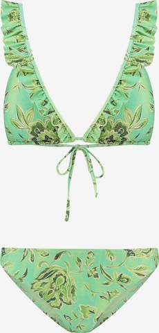 Triangolo Bikini 'Bobby' di Shiwi in verde: frontale