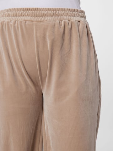 Urban Classics Zvonové kalhoty Kalhoty – béžová