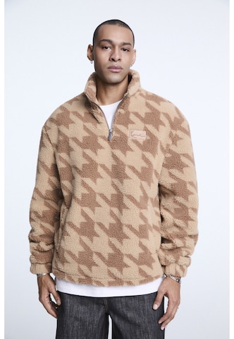 Pullover 'Signature' di Karl Kani in beige: frontale
