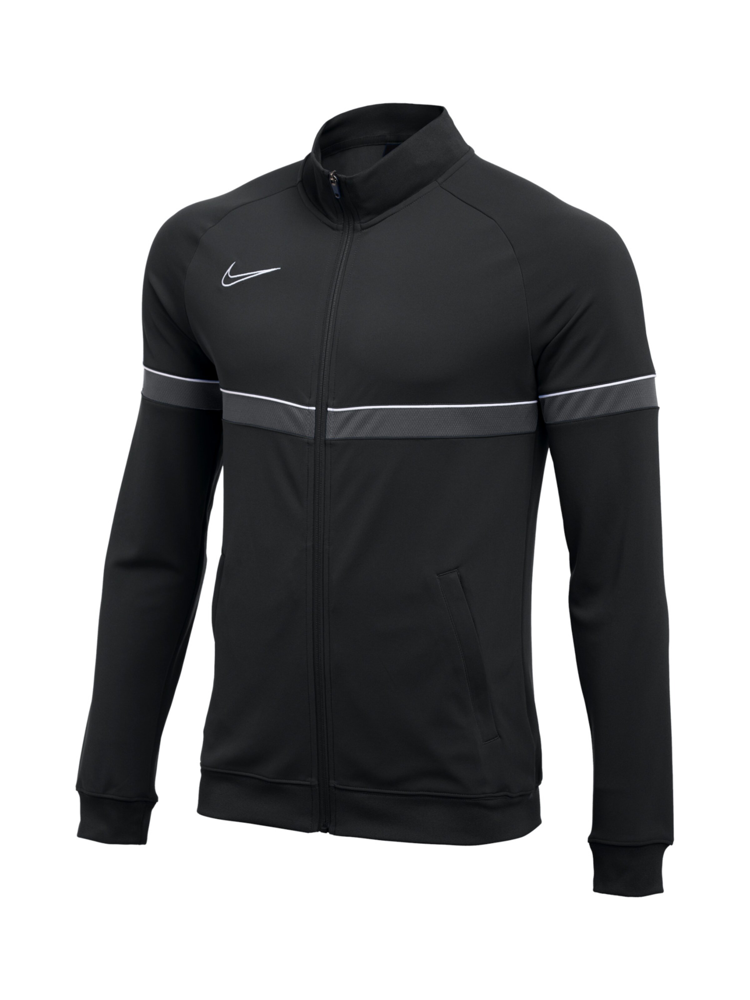 NIKE Trainingsjacke 'Academy' in Schwarz: Vorderseite