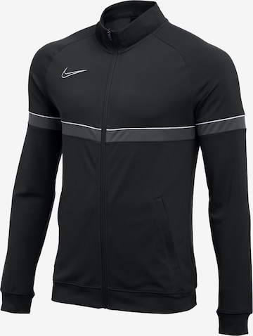 NIKE Sportjacke 'Academy' in Schwarz: Vorderseite