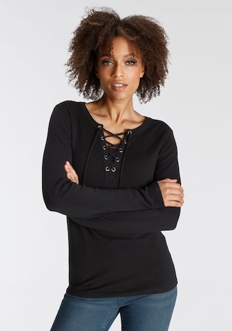 BRUNO BANANI Sweater in Black: front