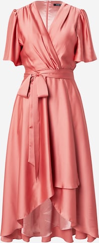 SWING - Vestido de gala en naranja: frente