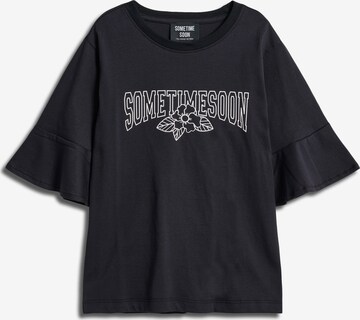 SOMETIME SOON Shirt in Black: front