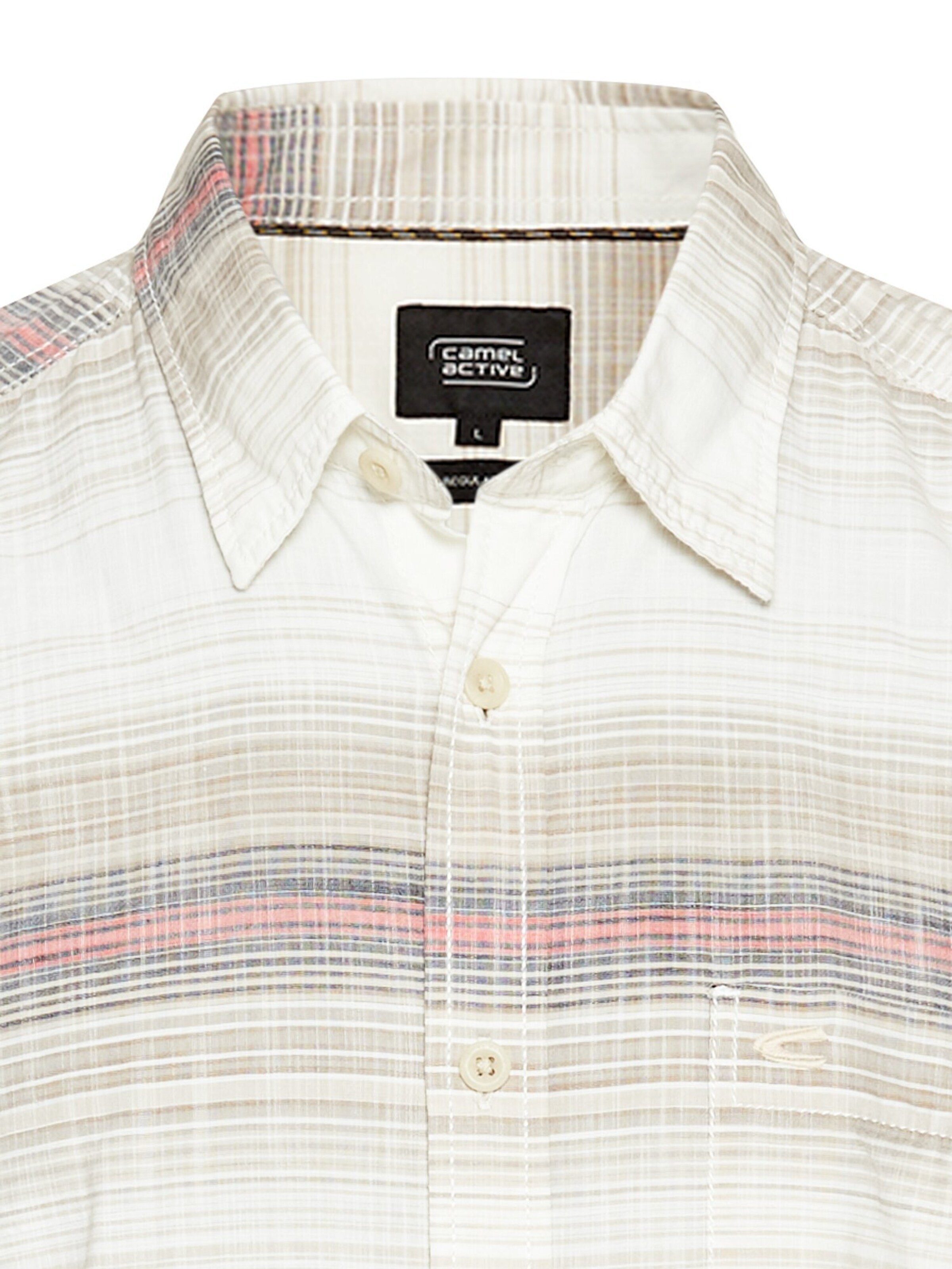 CAMEL ACTIVE Regular fit Button Up Shirt in Beige