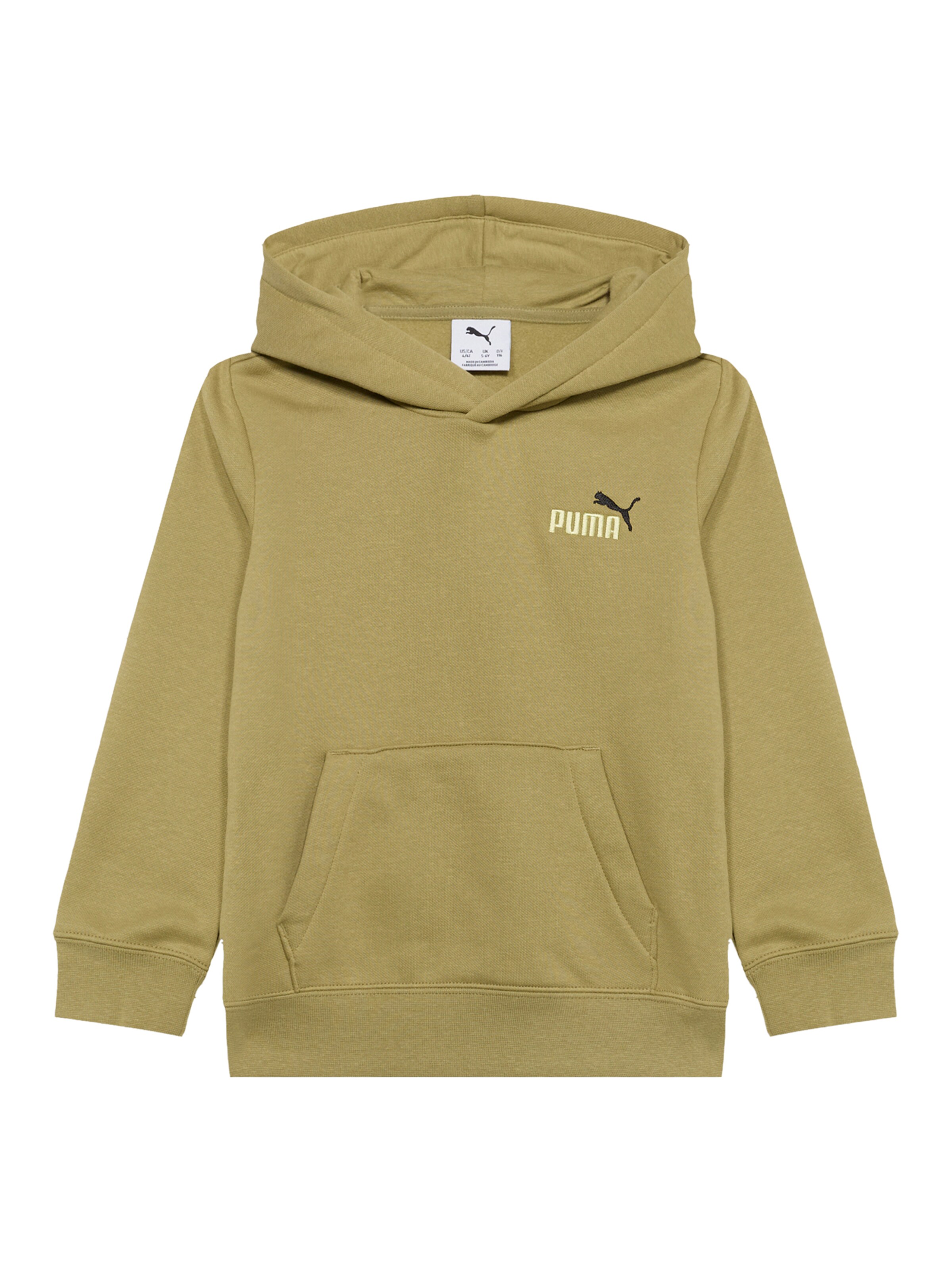PUMA Sweatshirt 'ESS No 1' in Green: front