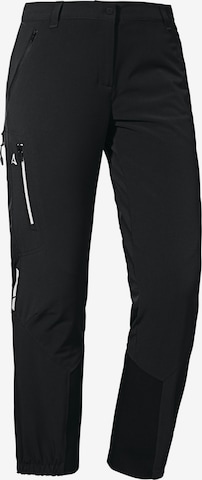 Schöffel Regular Outdoorhose 'Kals' in Schwarz: predná strana