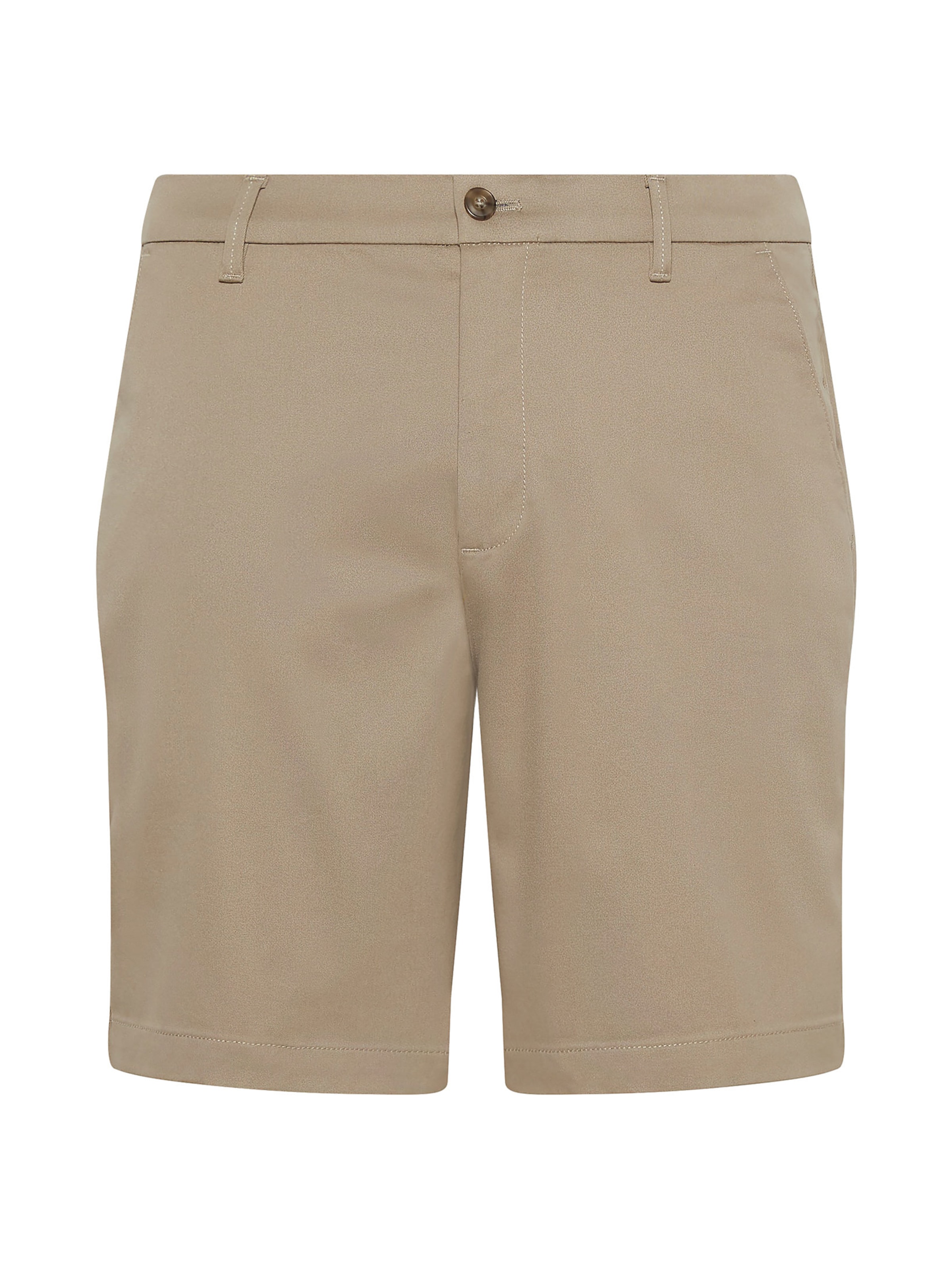 Calvin Klein Regular Broek in Beige: voorkant