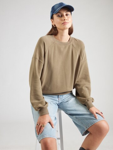 AMERICAN VINTAGE Свитшот 'ATUBAY' в Коричневый: спереди