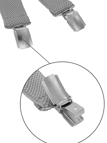 Fabio Farini Suspenders in Grey