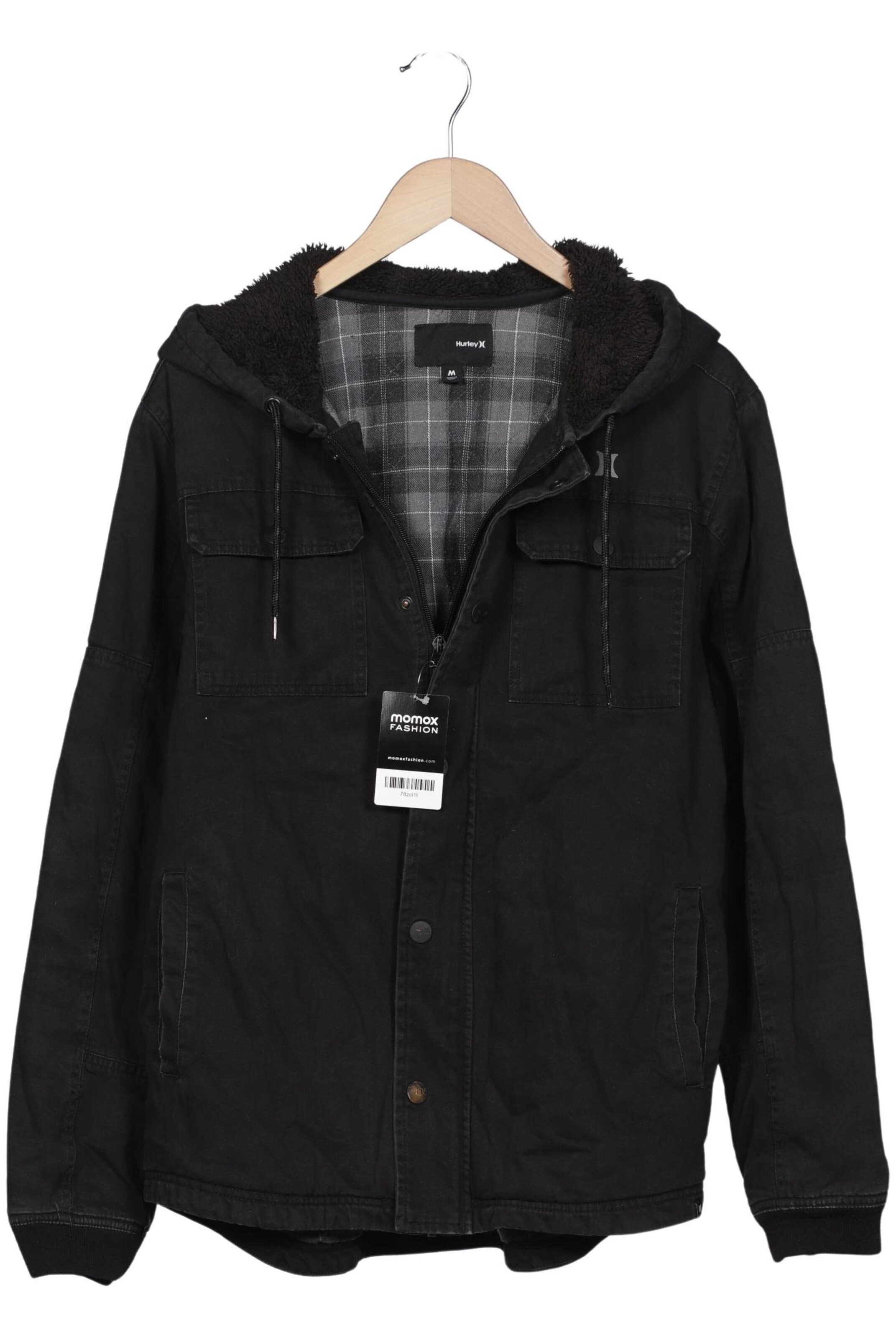 Hurley Jacket & Coat in M in Black: front