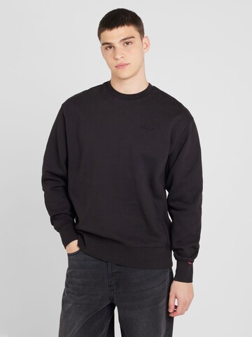 LEVI'S ® Sweatshirt 'Authentic Sargasso Sea' in Black: front
