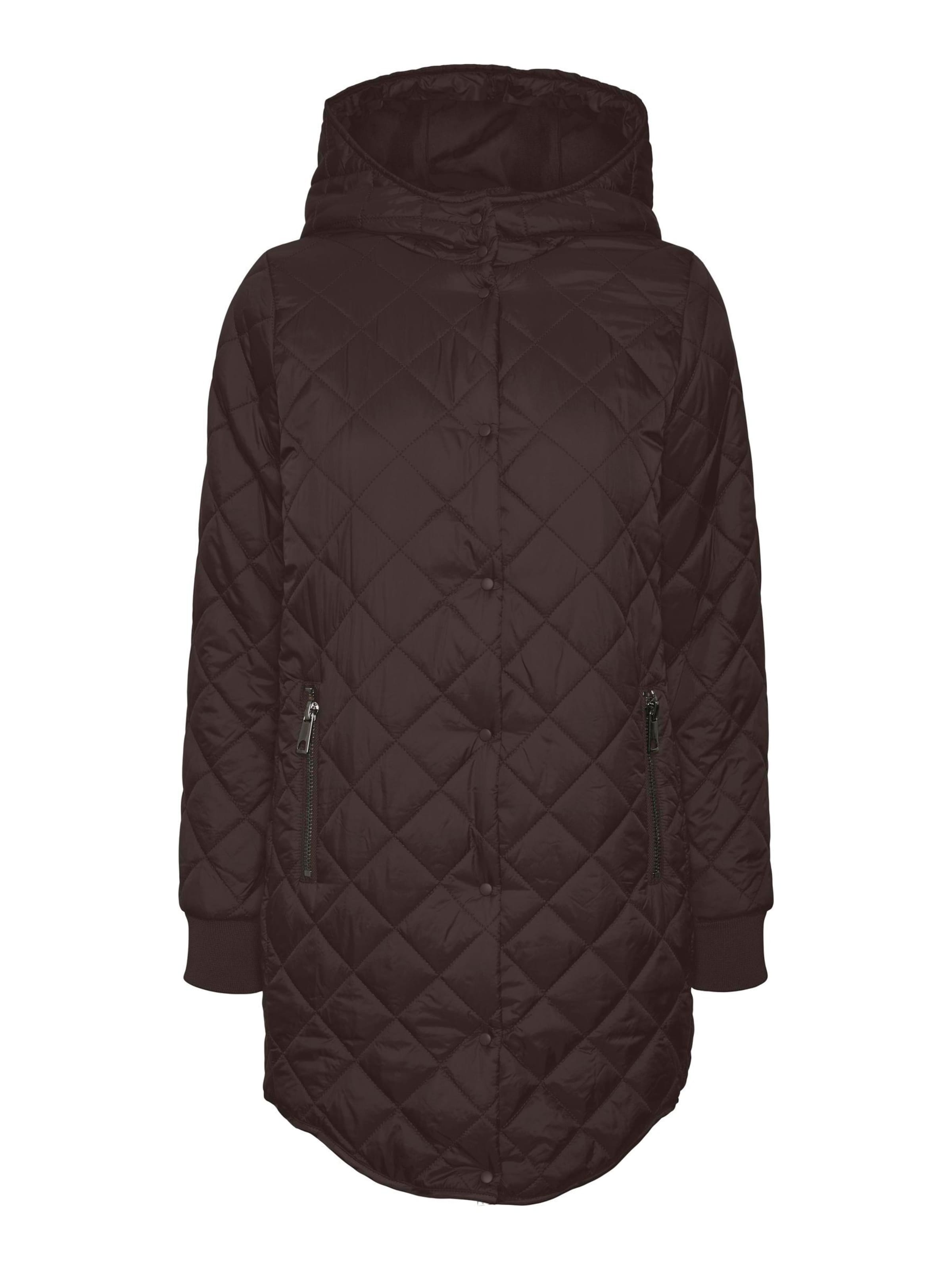 VERO MODA Übergangsmantel 'HAYLE' in Braun: Vorderseite