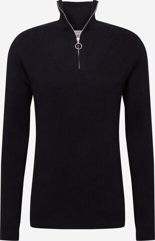 Redefined Rebel Pullover 'Adam' in Schwarz: predná strana