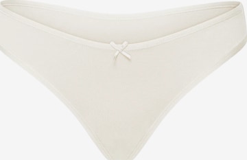 cfab (formerly creamy fabrics) Slip 'Cotton String' in Weiß: Vorderseite
