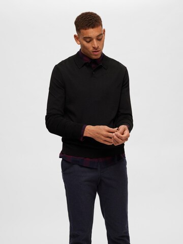 SELECTED HOMME - Jersey 'Town' en negro