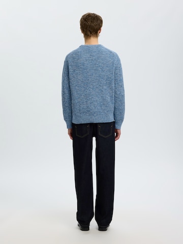 Pull-over 'SLHTILUM' SELECTED en bleu