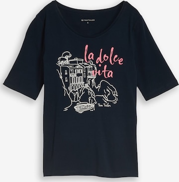 T-shirt TOM TAILOR en bleu : devant