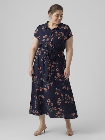 Vero Moda Curve Μπλουζοφόρεμα σε μπλε: μπροστά