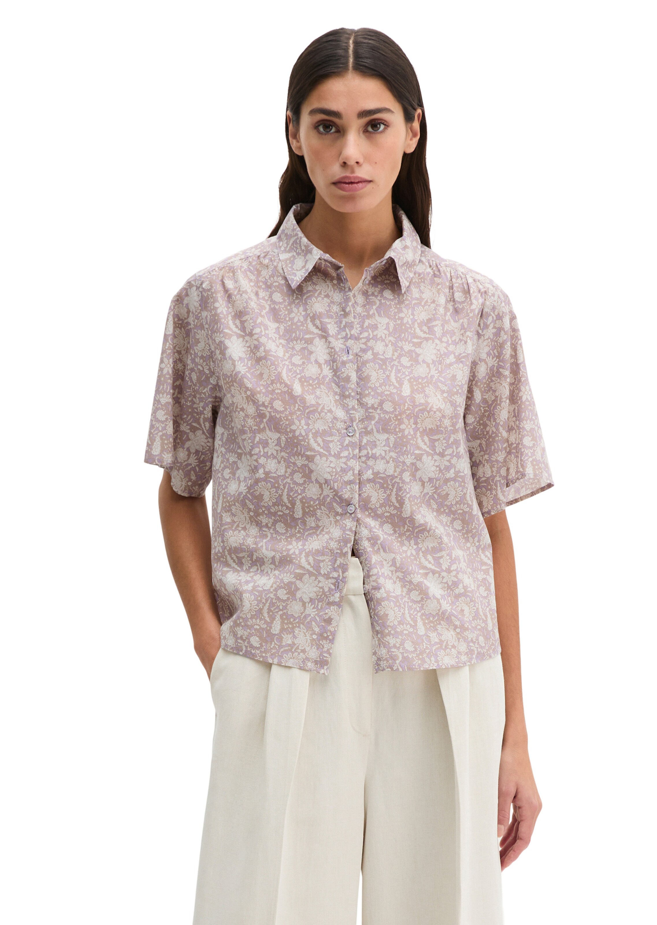 Marc O'Polo Blouse in Pink: front