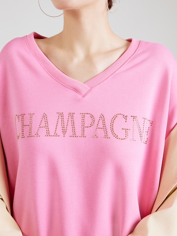 miss goodlifeSweater majica 'Champagne' - roza boja