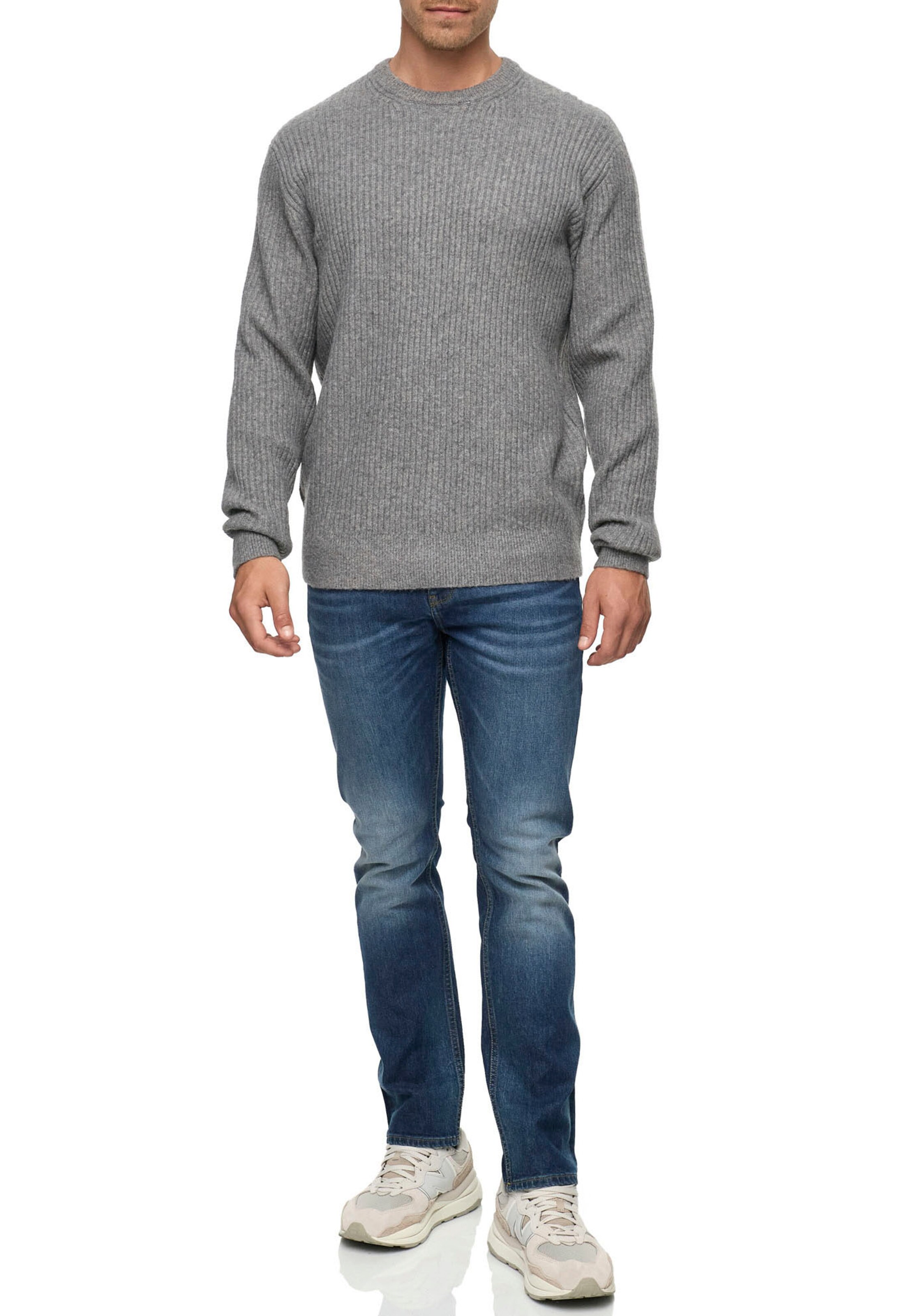 INDICODE JEANS Sweater in Grey